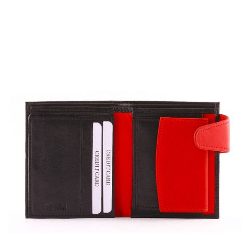 Ez a marha bőr alapanyagból készült színes irattartó pénztárca kártyatartókkal is bővelkedő, több színben kapható modell.