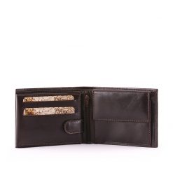 Minőségi, igazi bőrből készült Synchrony márkás praktikus bőr férfi pénztárca modell, felületi dizájnja a legújabb divat szerinti.