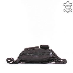 Minőségi igazi bőrből készült férfi bőr övtáska fekete színben, számos hasznos funkcióval. Bőrdíszműves mester által készített termék!