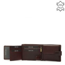 Márkás és elegáns megjelenésű, valódi bőrből készült LA SCALA minőségi bőr pénztárca, amelyet nagyon magas gyártási minőség jellemez.