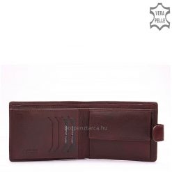 Minőségi, tartós valódi bőrből készült, elegáns LA SCALA fém logós férfi bőr pénztárca, amelyet nagyon magas gyártási minőség jellemez.