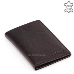 Álló kivitelű, puha nappa bőrből készült bőr kártyatartó LA SCALA márkás praktikus méretű termékünk. Nézze meg kínálatunkat!