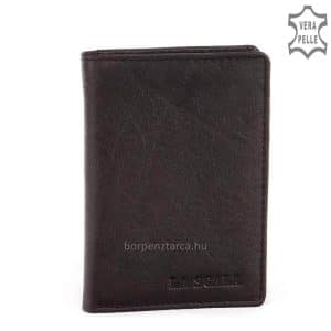 Álló kivitelű, puha nappa bőrből készült bőr kártyatartó LA SCALA márkás praktikus méretű termékünk. Nézze meg kínálatunkat!