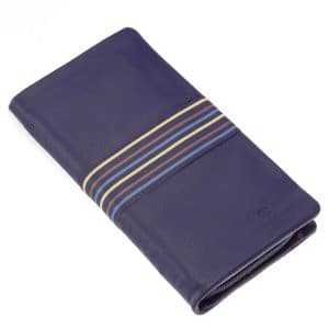 Rendkívül finom valódi nappa bőrből készült vidám, divatos színű, fiatalos praktikus méretű, márkás női bőr pénztárca. Díszdobozba csomagolva