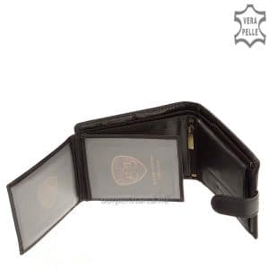 Klasszikus hatású VESTER LUXURY márkájú, elegáns férfi minőségi gyártású bőr pénztárca prémium kategóriájú valódi bőrből. Díszdobozban!