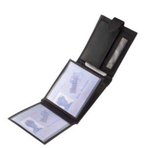 Minőségi valódi bőrből készült LA SCALA regulár férfi bőr pénztárca hagyományos kártyatartós belsővel, népszerű színekben gyártva.