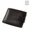 Minőségi gyártási technológiával készült marhabőrből gyártott elegáns és dekoratív CORVO BIANCO márkájú klasszikus férfi bőr pénztárca.