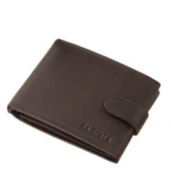 La Scala márkás, marha bőrből készült, praktikus kialakítású klasszikus férfi bőr pénztárca, melyet fekete és barna színben gyártunk.