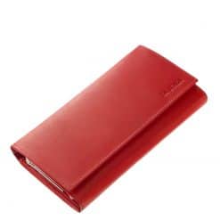 Nagy méretű bőr női pénztárca praktikus patentos fedéllel, melyen a tárca jobb sarkában La Scala márkajelzés található. Gyári garanciával!