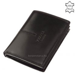 Kiváló, minőségi bőr felhasználásával készült, nagy méretű irattartó férfi pénztárca bőrből, fekete és barna színben. Díszdobozos termék!