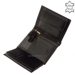 Kiváló, minőségi bőr felhasználásával készült, nagy méretű irattartó férfi pénztárca bőrből, fekete és barna színben. Díszdobozos termék!