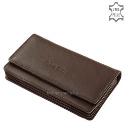 A divat által diktált aktuális trendeknek megfelelő minőségi női bőr pénztárca igazi marha nappa bőrből gyártva, nőies formatervezéssel.