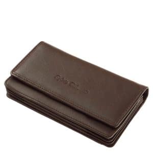 A divat által diktált aktuális trendeknek megfelelő minőségi női bőr pénztárca igazi marha nappa bőrből gyártva, nőies formatervezéssel.