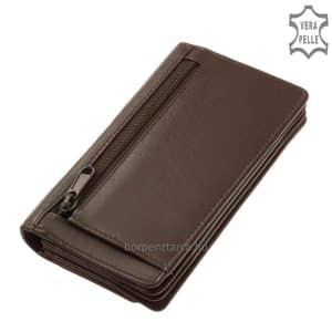 A divat által diktált aktuális trendeknek megfelelő minőségi női bőr pénztárca igazi marha nappa bőrből gyártva, nőies formatervezéssel.