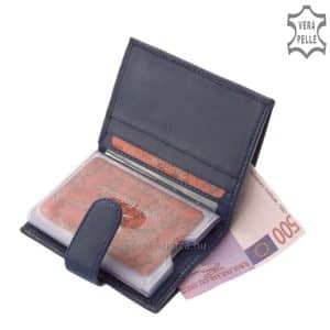 Akár a bőr pénztárca modellek, a kártyatartóhoz is puha nappa bőrt használtunk, mely női kártyatartó divatos színekben kapható.