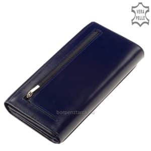 Nicole márkás nagy méretű minőségi női divat bőr pénztárca valódi, selyemfényű bőrből elkészítve. Nicole feliratos díszdobozzal szállítjuk.