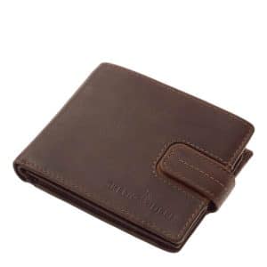 Természetes karakterű valódi bőr férfi pénztárca minőségi díszdobozos kivitelben, mindennapi használatra tervezett divatos fazon.