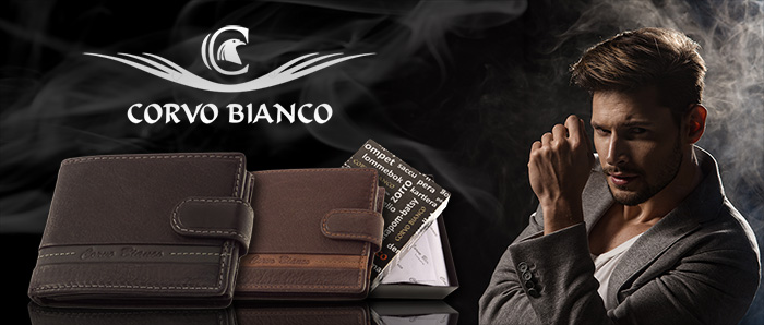 Új pénztárcák a Corvo Bianco -tól
