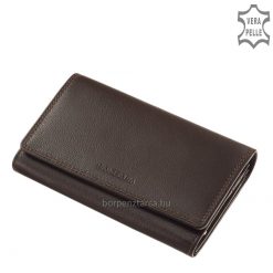 Kiváló minőségű valódi nappa bőrből készült minőségi La Scala márkacsaládba tartozó női keretes bőr pénztárca. LA SCALA dombnyomott logóval.