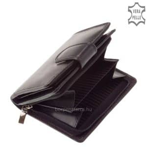Kiváló minőségű valódi bőrből gyártott SLM márkájú kis méretű praktikus női bőr pénztárca termék, stílusos kiegészítőkkel.