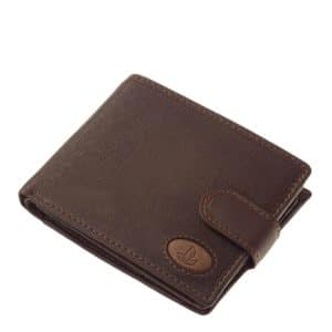 Sportos és egyben rusztikus megjelenésű, divatos minőségi bőr férfi pénztárca, ez a trendi pénztárca praktikus méretben készül.
