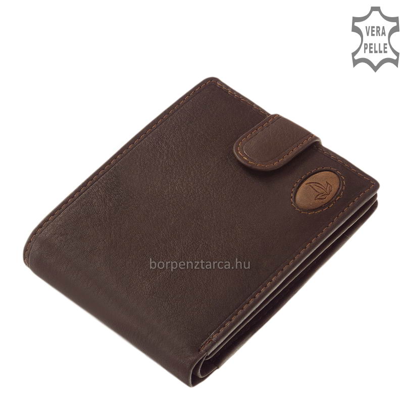 Green-Deed-terendi-penztarca-GDO09-T-S.BAR-02 Sportos és egyben rusztikus megjelenésű, divatos minőségi bőr férfi pénztárca, ez a trendi pénztárca praktikus méretben készül.