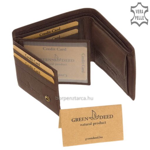 GreenDeed trendi pénztárca GDO102-S.BARN - belső kép 4