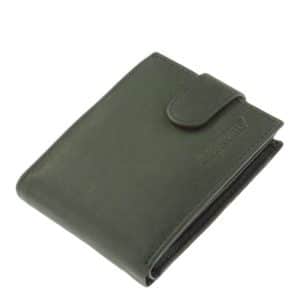 Finom kidolgozású, puha tapintású valódi bőrből készült klasszikus stílusú férfi bőr pénztárca. Külső átkapcsoló füllel gyártott modell