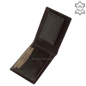 Elegáns színekben rendelhető kiváló minőségű igazi bőr férfi pénztárca, melynek fedelére egyedi GreenDeed márkajelzés került benyomásra.