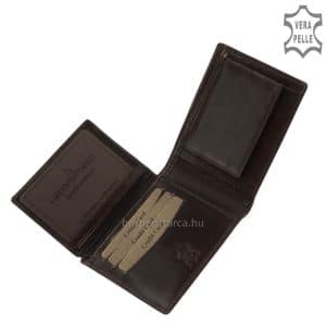 Elegáns színekben rendelhető kiváló minőségű igazi bőr férfi pénztárca, melynek fedelére egyedi GreenDeed márkajelzés került benyomásra.