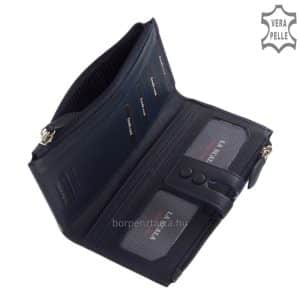 Újdonságnak számító nagy méretű női bőr pénztárca puha tapintású valódi minőségi bőr, úgynevezett