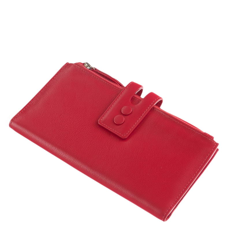 irattarto-bor-noi-penztarca-La-Scala-DN73-pink-01 Újdonságnak számító nagy méretű női bőr pénztárca puha tapintású valódi minőségi bőr, úgynevezett "marha nappa". Különleges, modern külsővel!