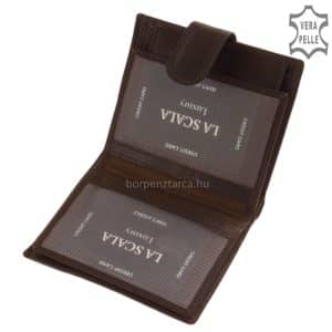 Valódi bőrből készült, kellemes tapintású, álló nagy méretű irattartó férfi bőr pénztárca, mely divatos átkapcsoló pánttal is rendelkezik.