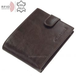 Az elegáns férfi pénztárca kedvelőinek ajánljuk, ezt a letisztult dizájnú klasszikus hatású Giultieri bőr pénztárcát extra RFID védelemmel.