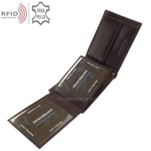 SYNCHRONY termékcsaládunk egyik kiváló, minőségi darabja ez a valódi bőrből gyártott klasszikus hatást keltő elegáns férfi bőr pénztárca.