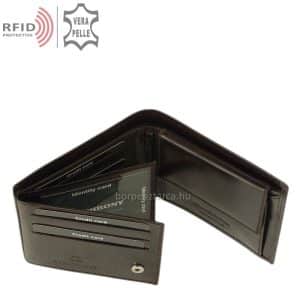 SYNCHRONY termékcsaládunk egyik kiváló, minőségi darabja ez a valódi bőrből gyártott klasszikus hatást keltő elegáns férfi bőr pénztárca.