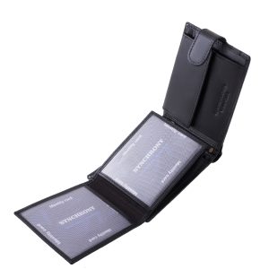 Kiváló, minőségi bőrből készült, klasszikus hatású férfi bőr pénztárca modell, elegáns tervezése révén remek belső elrendezéssel.