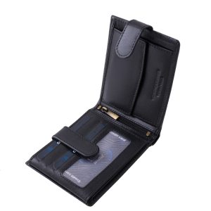 Kiváló minőségű egyúttal elegáns megjelenésű termékünk, amely valódi bőr alapanyagból gyártott klasszikus férfi pénztárca.