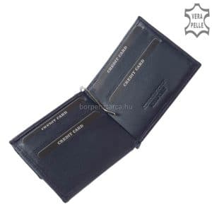 Saját márkás LA SCALA minőségi férfi dollártárca valódi bőrből egyszerű és nagyon praktikus modell, mely méltán népszerű áruházunkban.