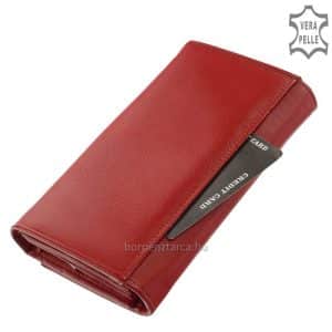 LA SCALA márkájú nagyobb méretű valódi bőrből készített női bőr divat pénztárca, amely nem csak divatos de rendkívül praktikus is.