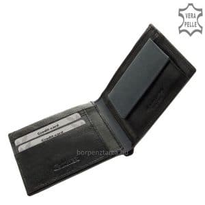 Giultieri termékcsaládunk legújabb klasszikus darabja a kétfajta igazi bőr használatával készített, kellemes tapintású férfi divat pénztárca.