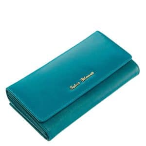 Márkás Sylvia Belmonte termék családunk új kollekciójának egyik dekoratív darabja ez a minőségi bőrből készült, valódi bőr női pénztárca.