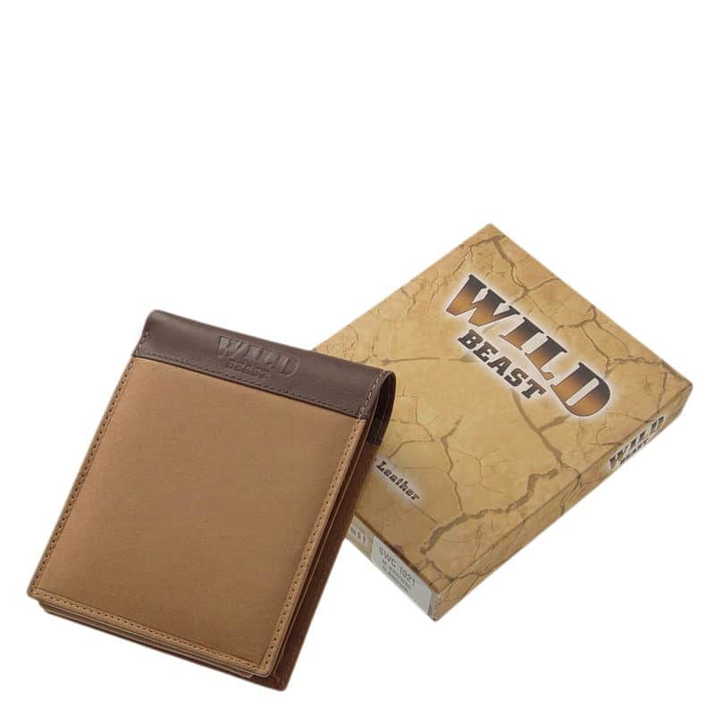 bor-penztarca-diszdobozban-Wild-beast-design-SWC1021-vilagosbarna-sotetbarna-02