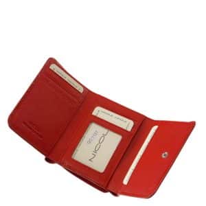 Minőségi és egyben divatos kisméretű valódi bőr női pénztárca elegáns megjelenésű marhabőrből