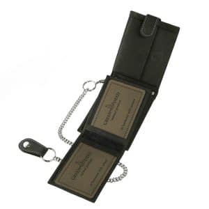 Egyedi motoros mintás férfi bőr pénztárca modellünk kissé rusztikus, minőségi valódi bőrből külső kapcsolópánttal fekete színben.