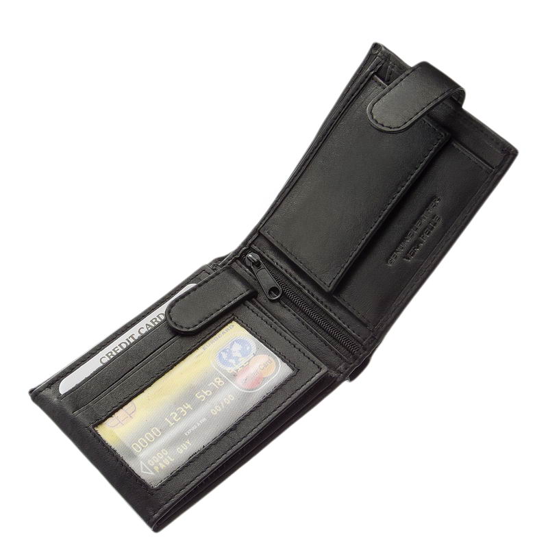 ferfi-bor-penztarca-atkapcsoloval-Chioco-DCH06-fekete-03 Chioco márkájú valódi bőr felhasználásával készült, klasszikus fazonú férfi pénztárca fekete színben, amelynek külseje szolidan elegáns.