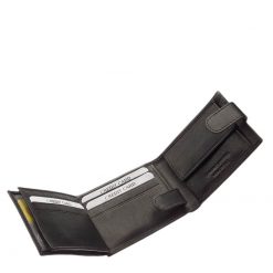 Kisebb méretű klasszikus bőr tárcák kedvelőinek ajánljuk ezt a fekete színű, Chioco márkajelzésű minőségi férfi pénztárca modellünket.