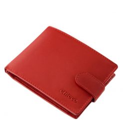 Magas minőségű kártyatartós kialakítással készült, valódi bőr női pénztárca, mely ideális választás lehet ebben a piros színben.