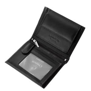 Minőségi természetes valódi bőrből készült, irattartó bőr pénztárca férfiak számára, mely fekete és barna színekben került legyártásra.