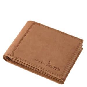 Sportos stílusú , divatos megjelenésű barna színű valódi bőr felhasználásával készült férfi pénztárca, igazán praktikus belső kialakítással.